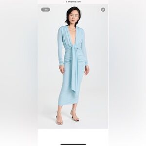 Misha Francis slinky dress